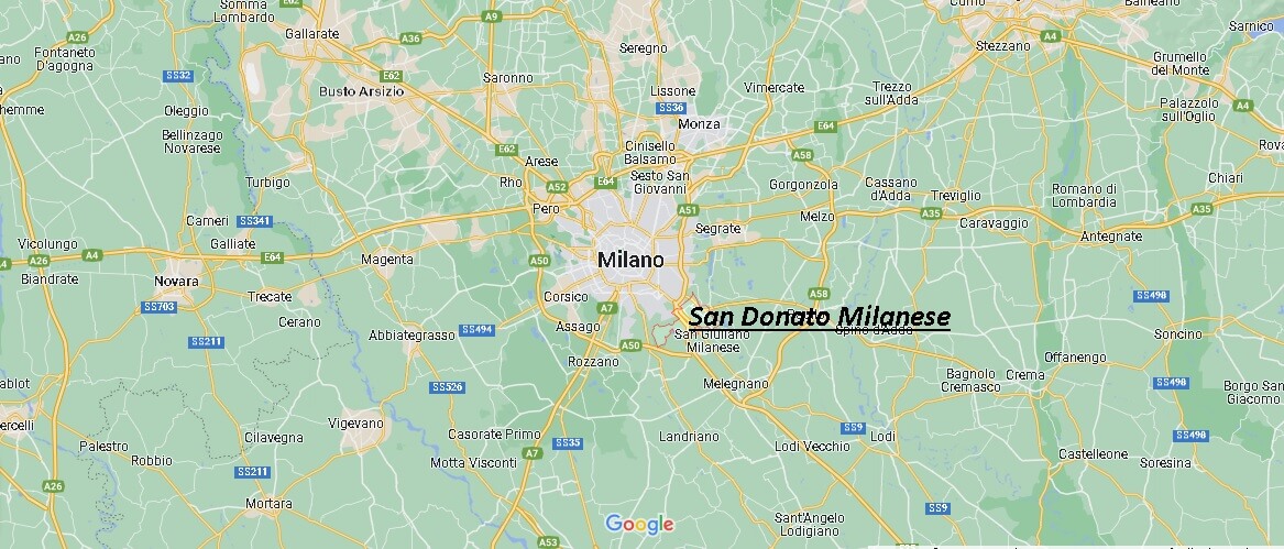 Dove si trova San Donato Milanese Italia