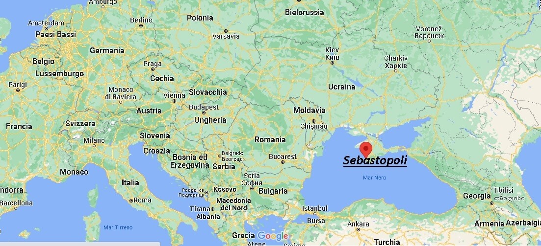 Dove si trova Sebastopoli Ucraina