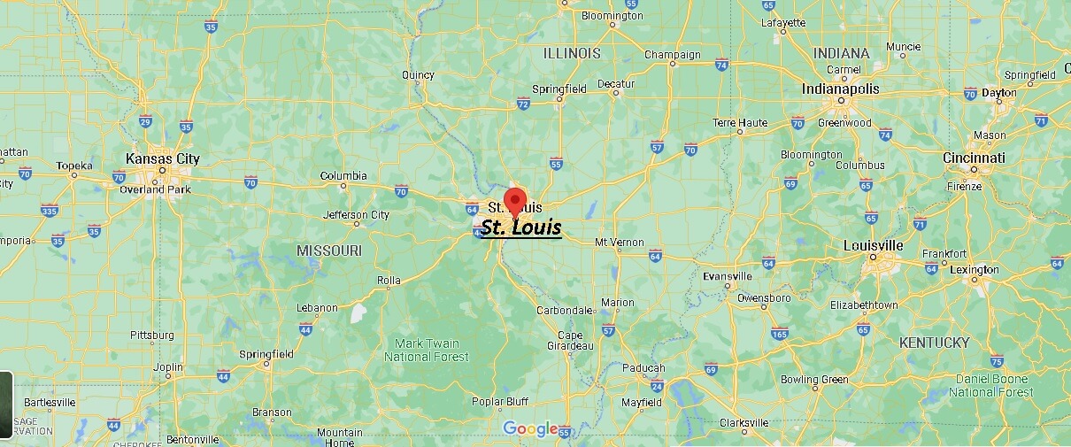 Dove si trova St. Louis Stati Uniti