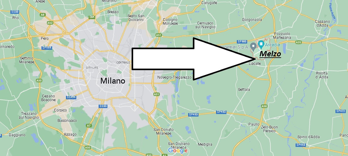 In che zona di Milano si trova Melzo