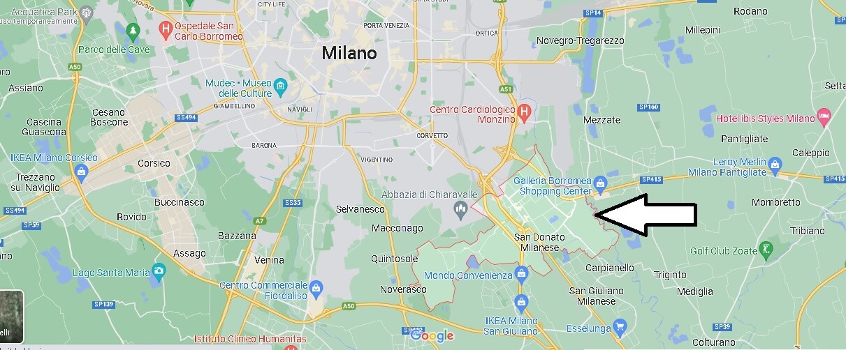 In che zona si trova San Donato Milanese