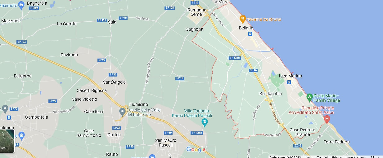 Mappa Bellaria-Igea Marina
