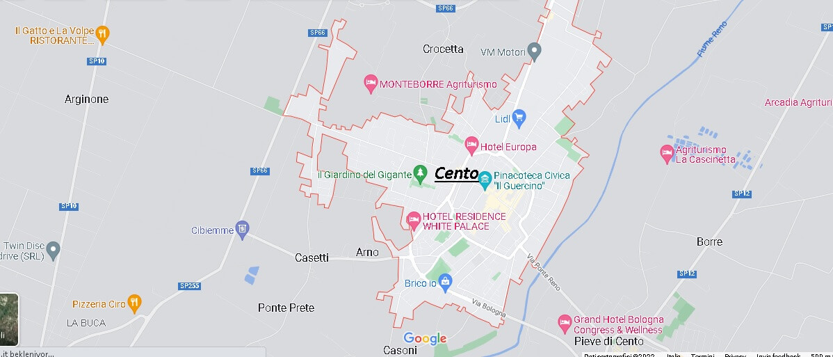 Mappa Cento