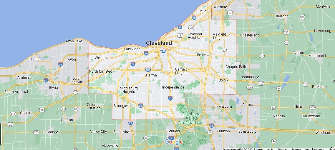 Mappa Cleveland