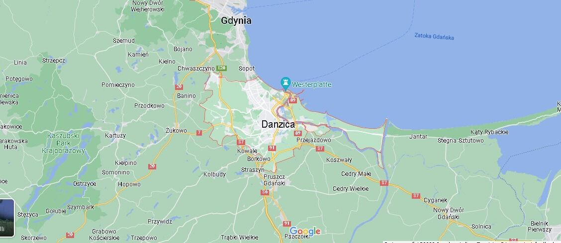 Mappa Danzica