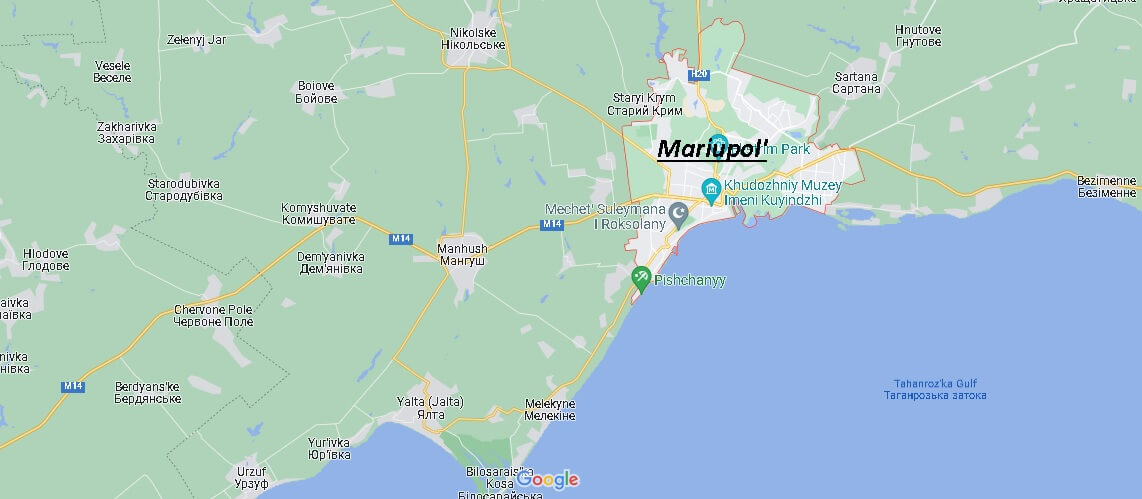 Mappa Mariupol'