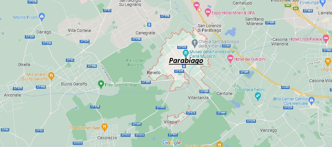 Mappa Parabiago