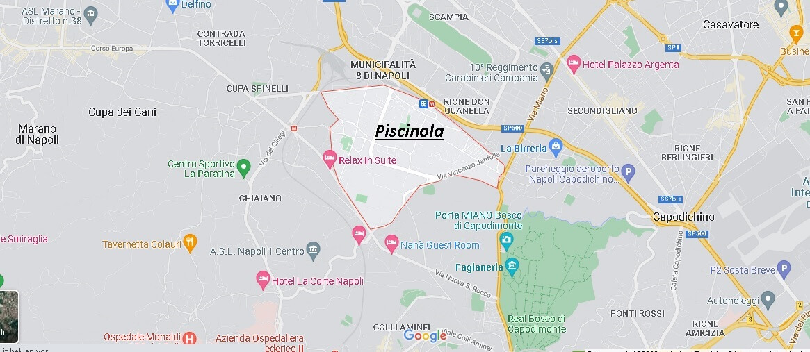 Mappa Piscinola