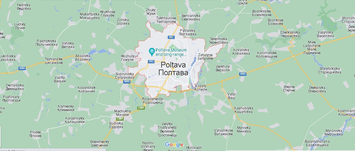 Mappa Poltava