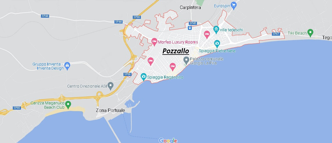 Mappa Pozzallo