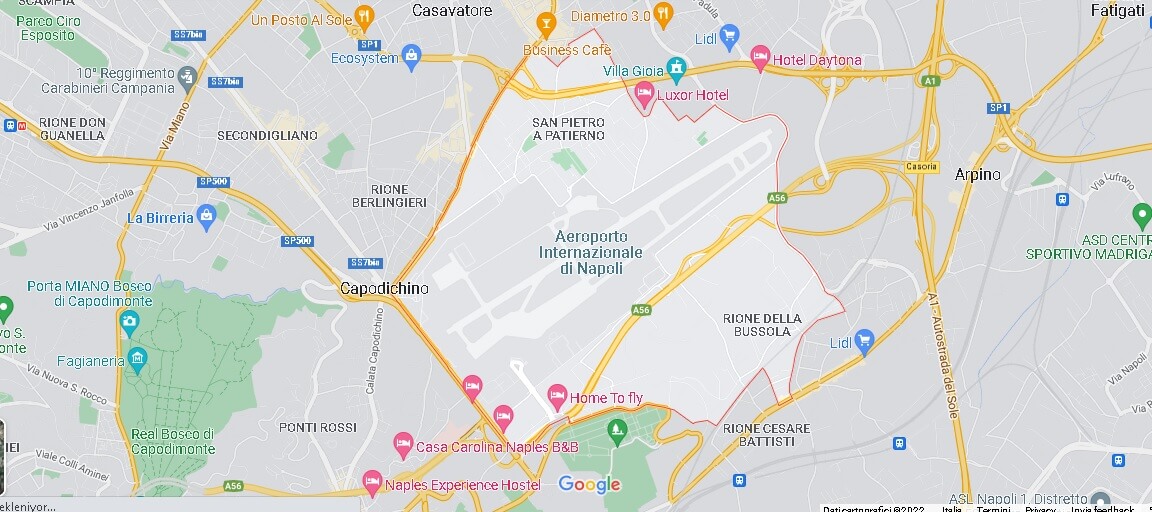 Mappa San Pietro a Patierno