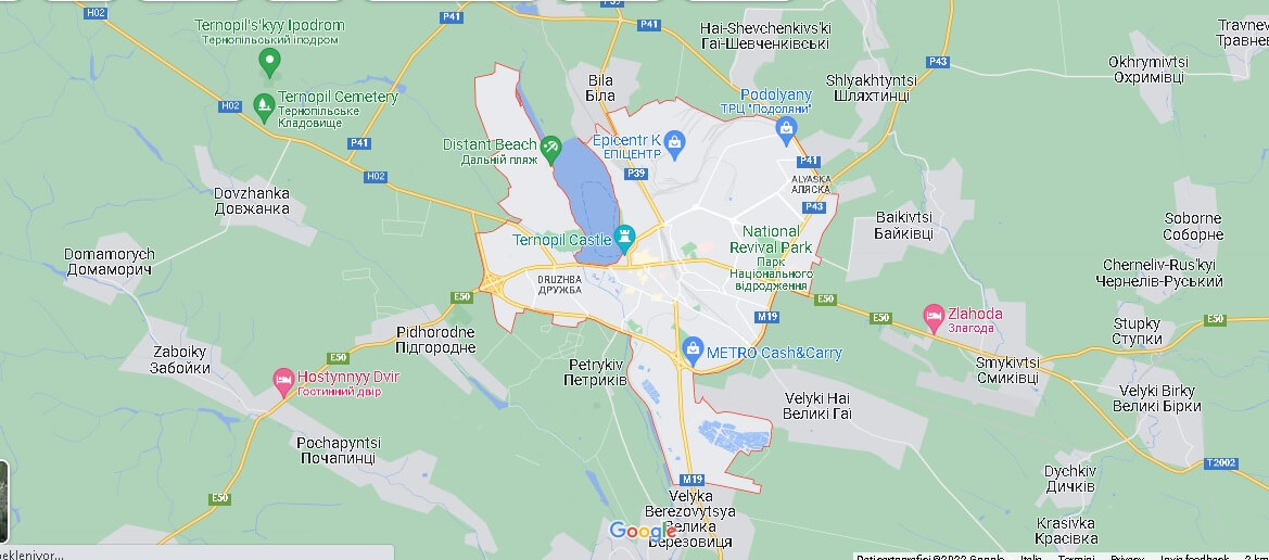 Mappa Ternopil