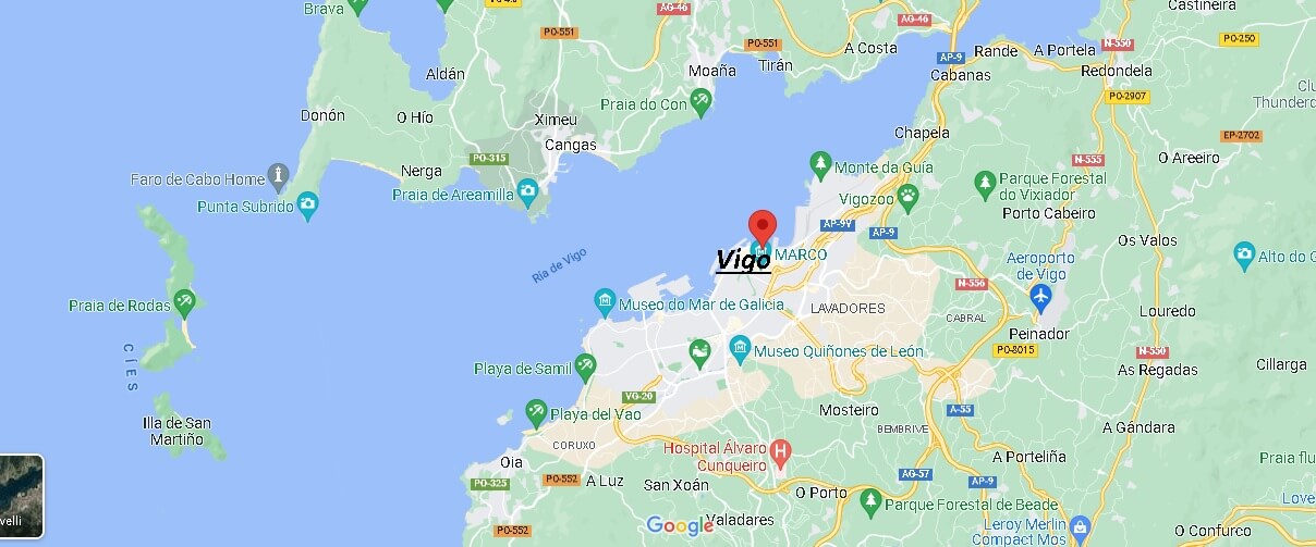 Mappa Vigo