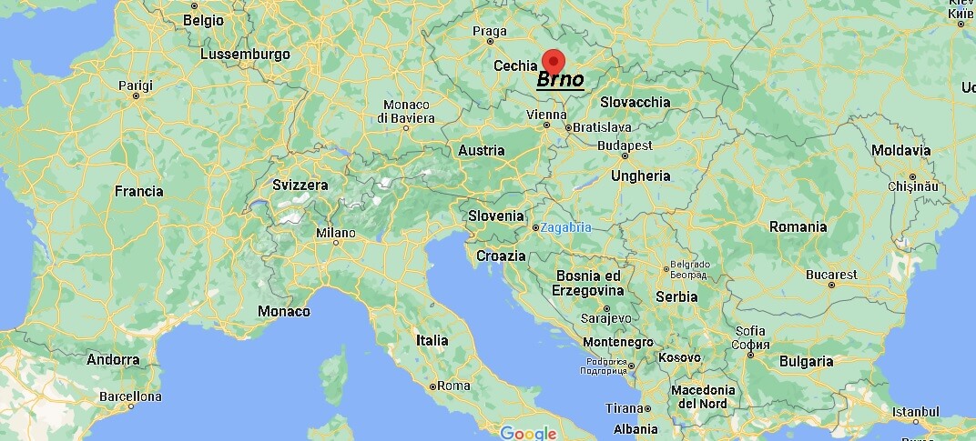 Dove si trova Brno Repubblica Ceca