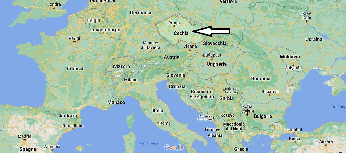 Dove si trova Cechia