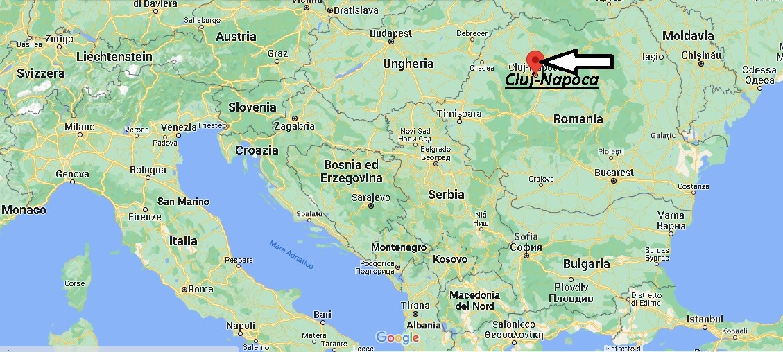 Dove si trova Cluj-Napoca Romania