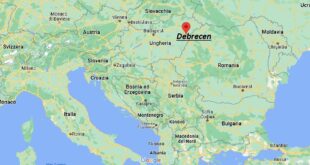 Dove si trova Debrecen Ungheria