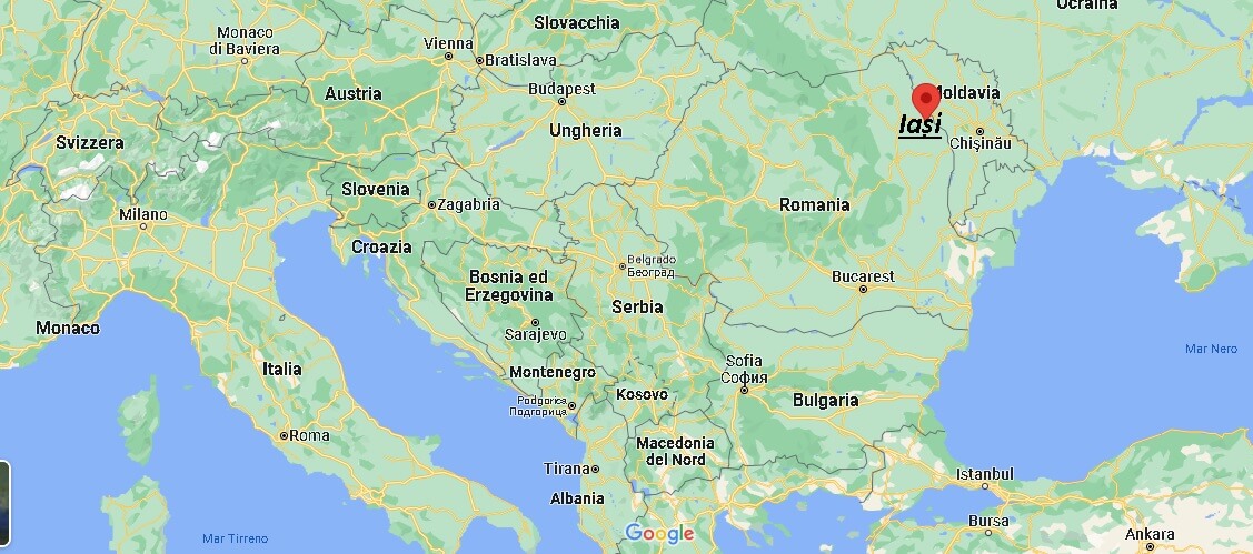Dove si trova Iași Romania