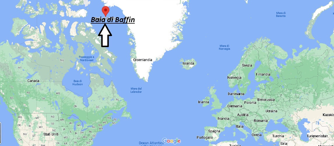 Dove si trova La baia di Baffin