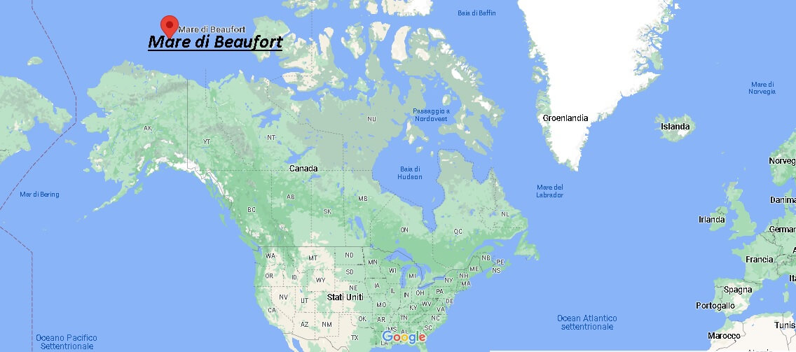 Dove si trova Mare di Beaufort