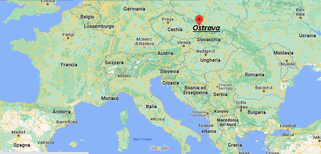Dove si trova Ostrava Repubblica Ceca