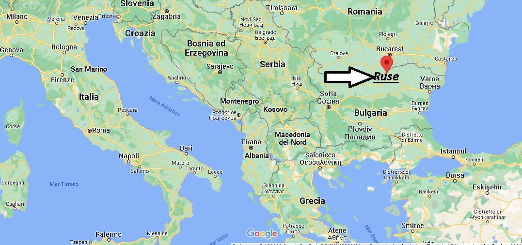 Dove si trova Ruse Bulgaria? Mappa Ruse