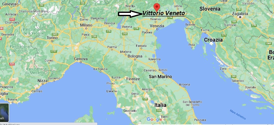 Dove si trova Vittorio Veneto Italia