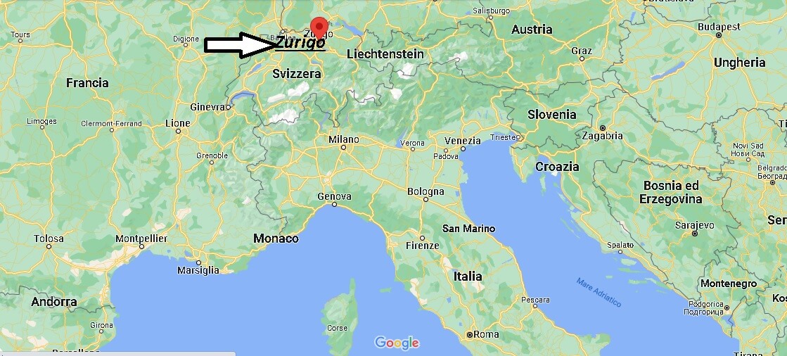 Dove si trova Zurigo