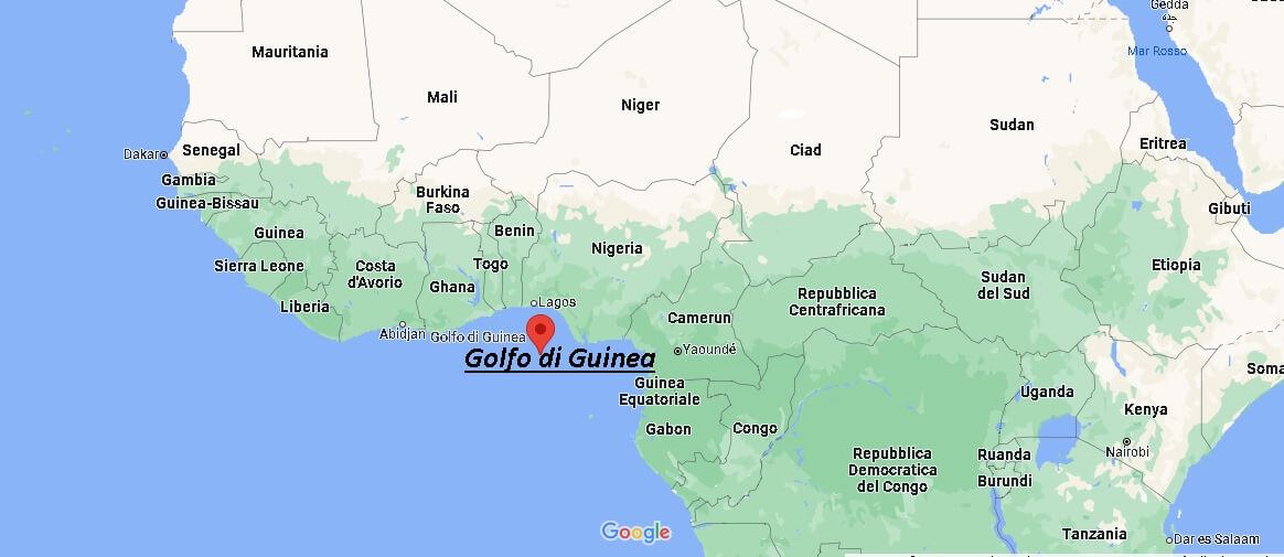 Dove si trova il Golfo di Guinea