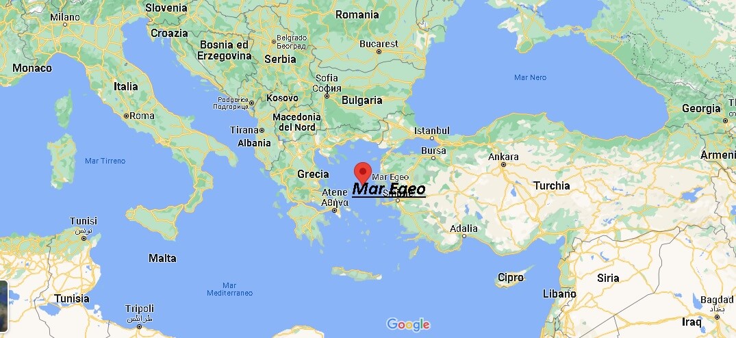 Dove si trova il Mar Egeo