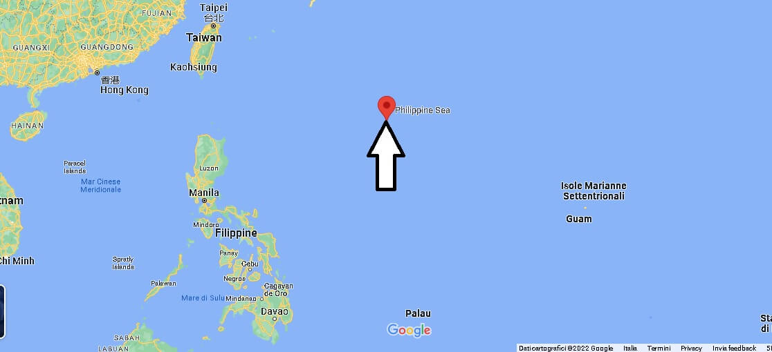Dove si trova il Mare delle Filippine