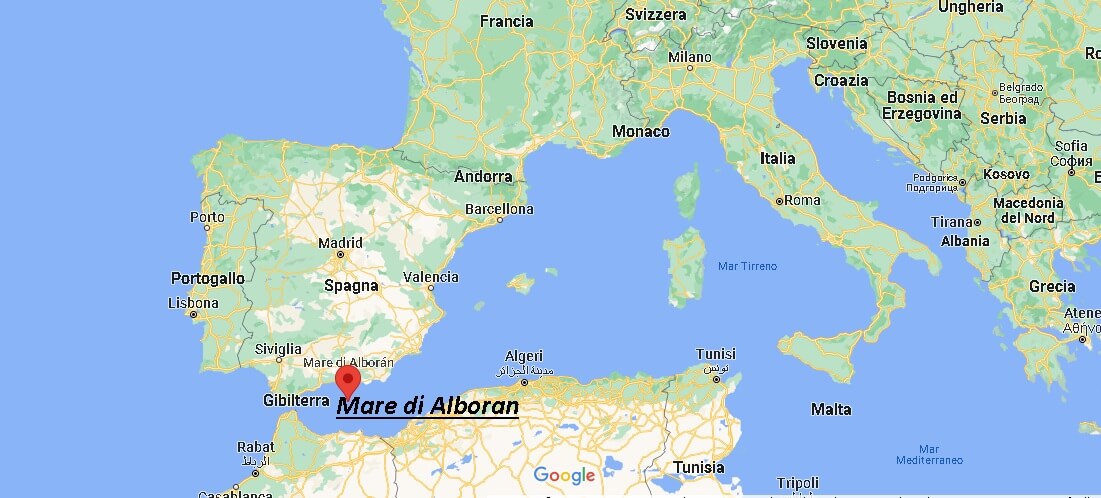Dove si trova il Mare di Alboran