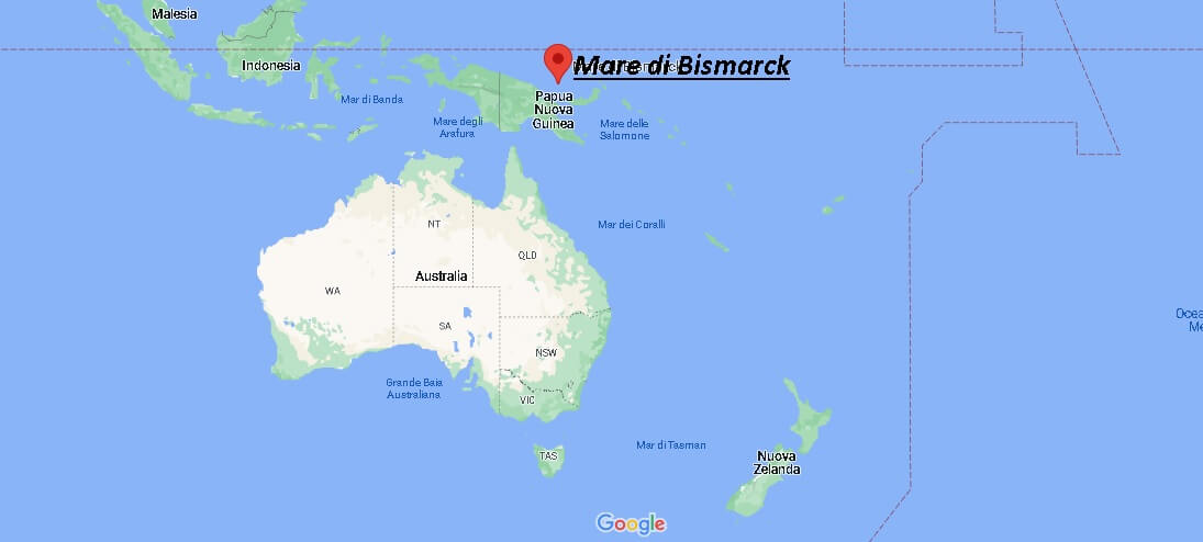 Dove si trova il Mare di Bismarck