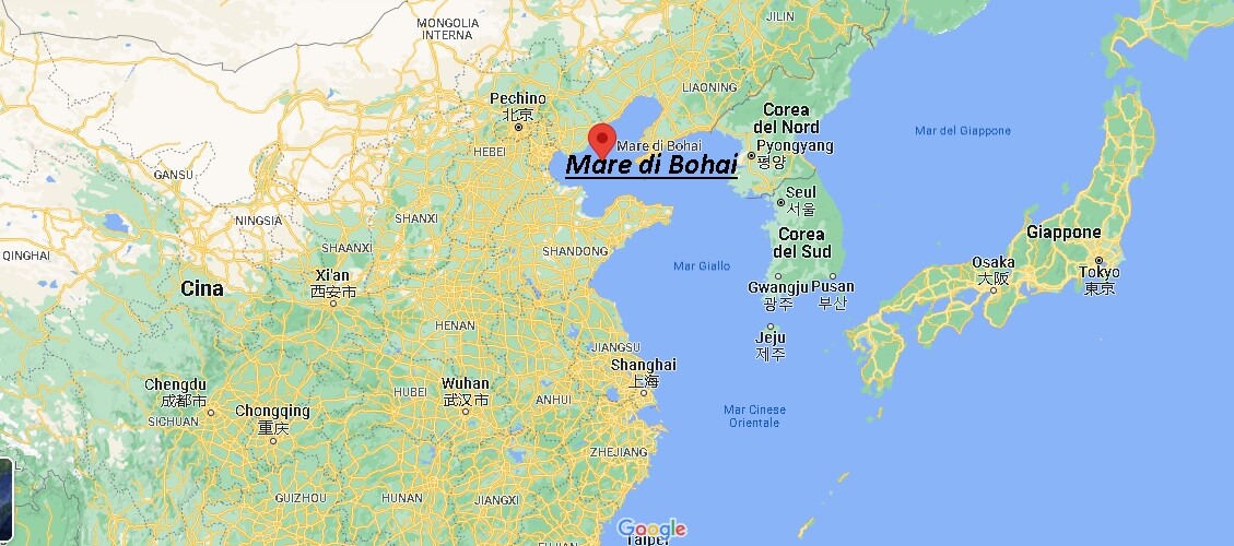 Dove si trova il Mare di Bohai