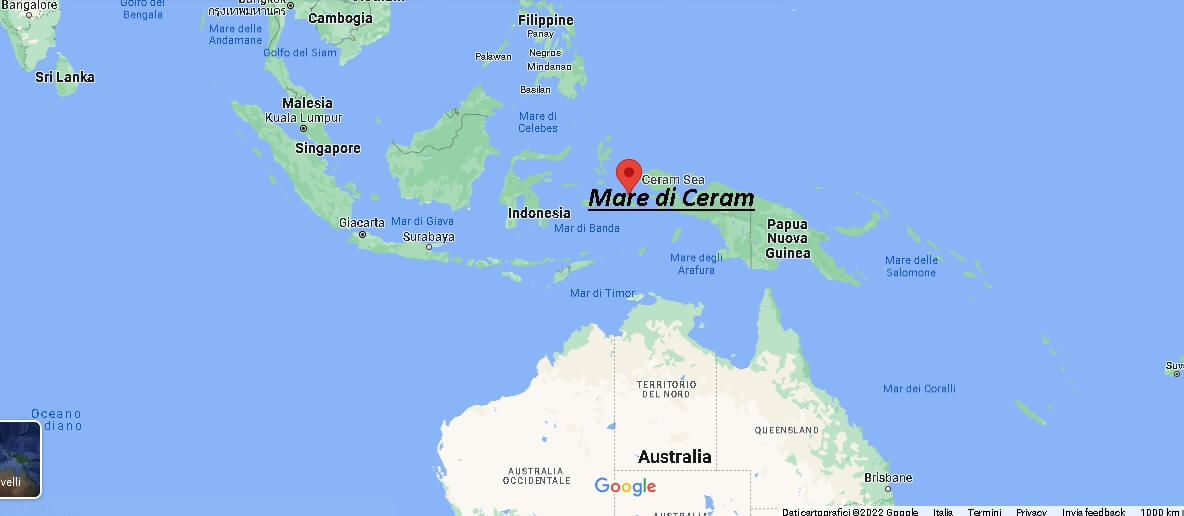 Dove si trova il Mare di Ceram