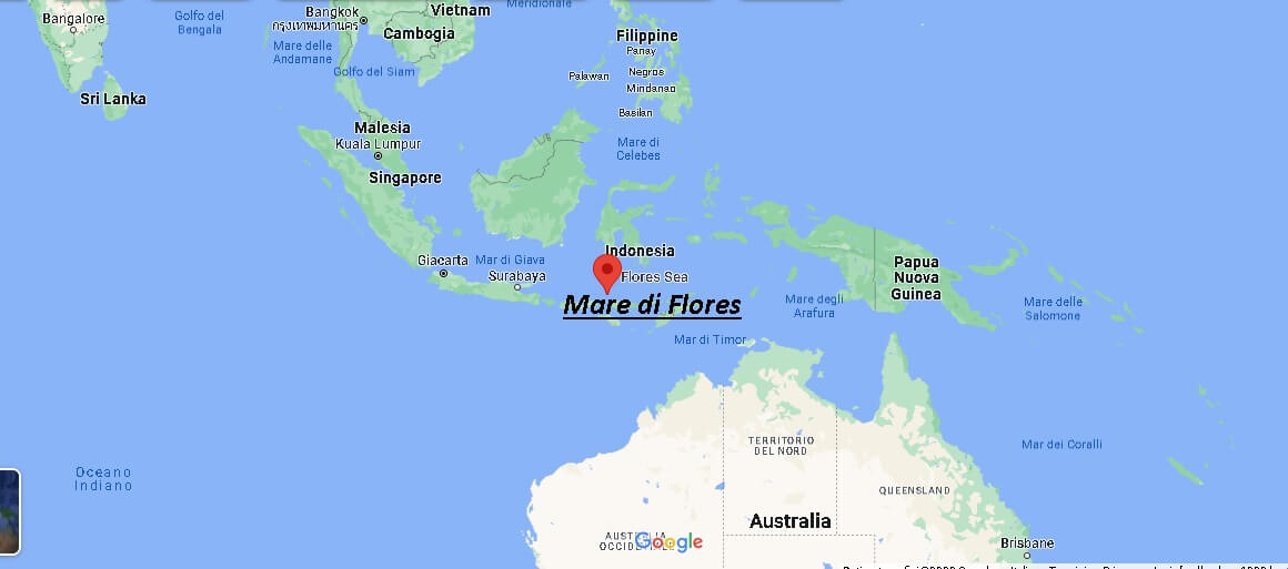 Dove si trova il Mare di Flores