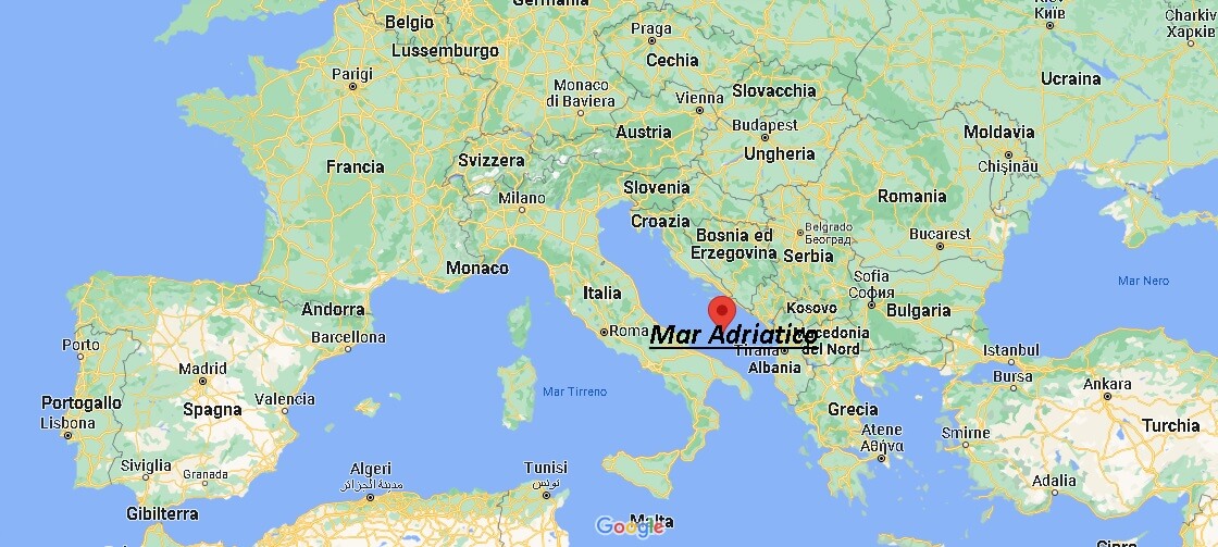 Dove si trova il mar Adriatico