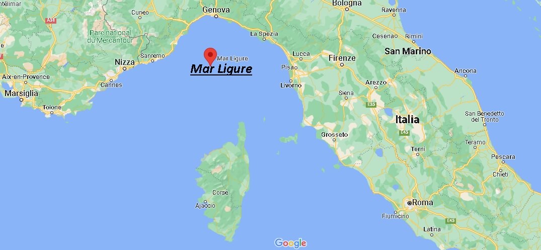 Dove si trova il mar Ligure