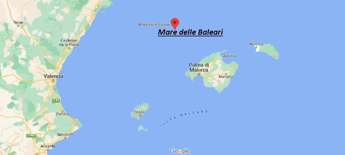 Dove si trova il mar delle Baleari