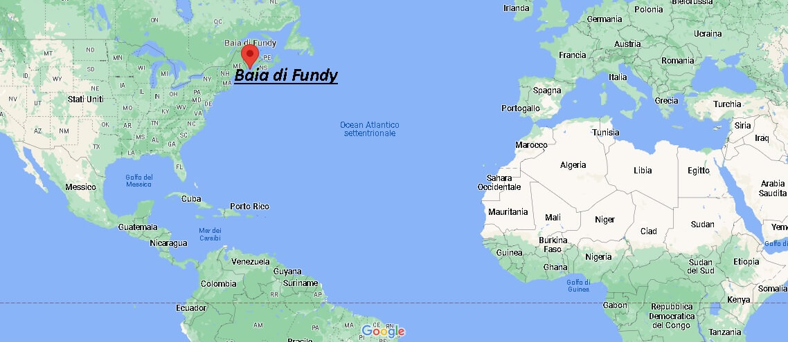 Dove si trova la Baia di Fundy