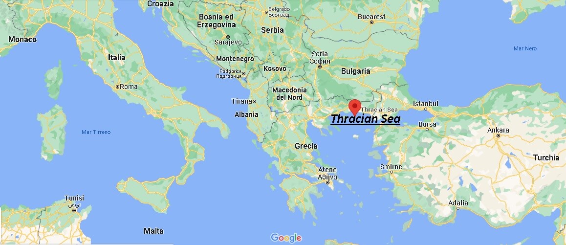 Dove si trova la Thracian Sea