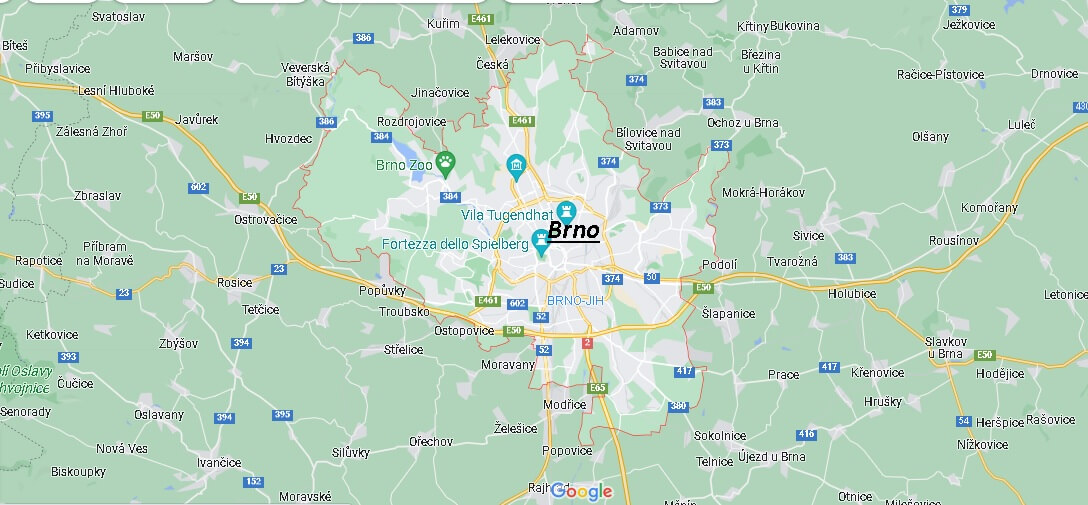 Mappa Brno