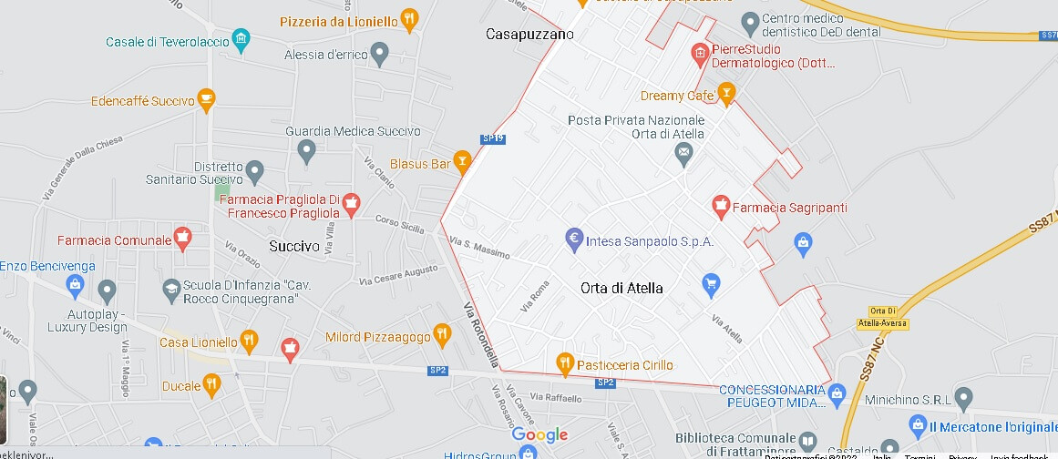 Mappa Orta di Atella