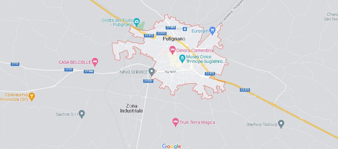 Mappa Putignano