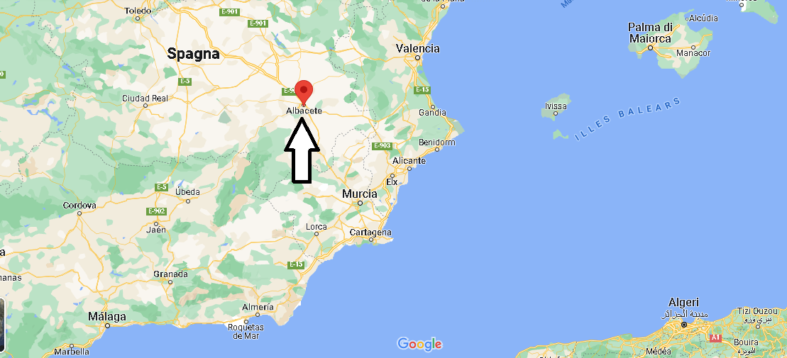 Dove si trova Albacete Spagna