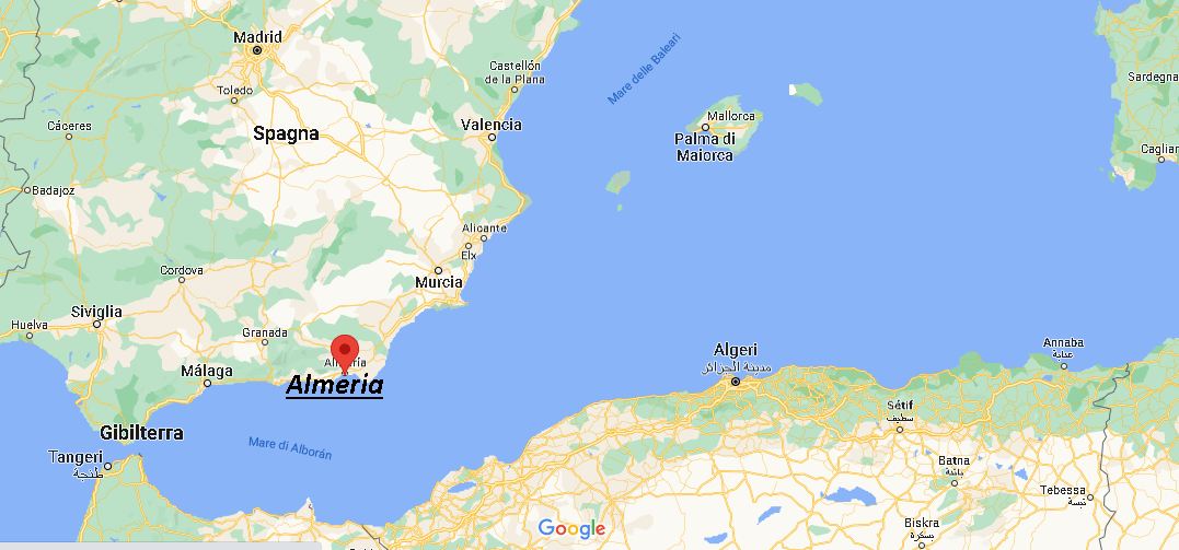 Dove si trova Almeria Spagna