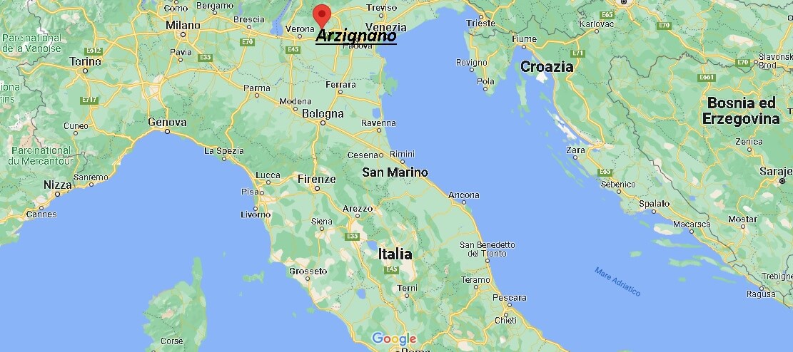 Dove si trova Arzignano Italia