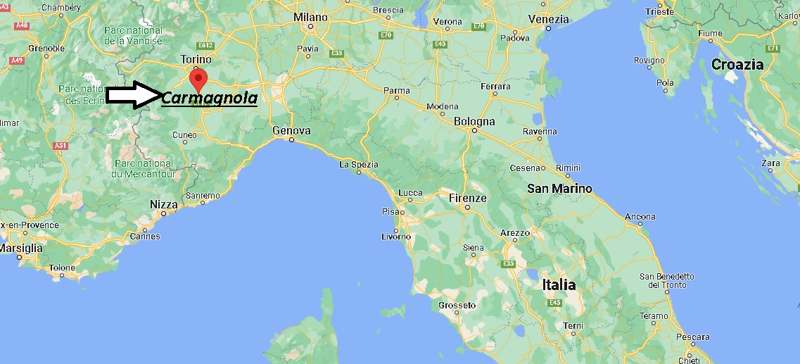 Dove si trova Carmagnola Italia