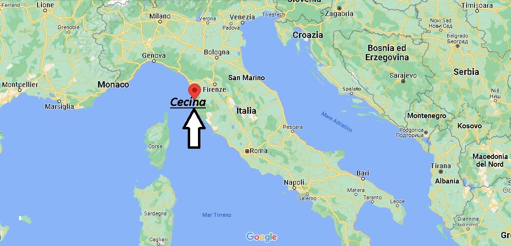 Dove si trova Cecina Italia
