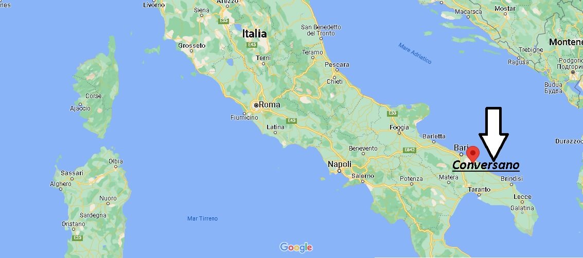 Dove si trova Conversano Italia